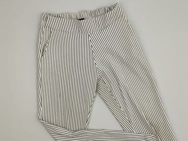 białe spodnie damskie mohito: Spodnie materiałowe damskie, rozmiar S — 1