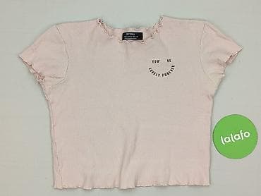 czarny top cropp: Bershka, Top damski, rozmiar M — 2