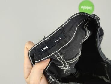 czarne spodnie z dziurami sinsay: Sinsay, Cargo for women, size S — 4