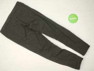 srebrne legginsy: Jeansy damskie, M — 3