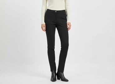 spodnie skórzane massimo dutti: Massimo Dutti, Spodnie materiałowe damskie, rozmiar S — 1