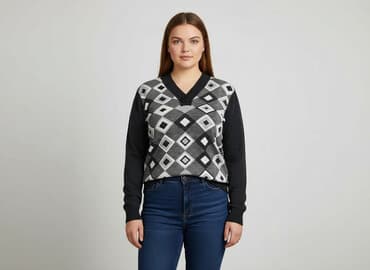 ubrania z kotem: Catharan, Sweter damski, rozmiar 2XL — 6