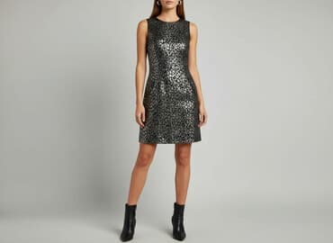 czarne sukienki modna kiecka: Sukienka damska, rozmiar L — 1