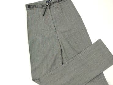 sukienki na wesele dla matki mlodego: Bianco, Material trousers for women, size M (EU 38) — 1