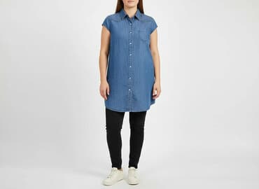 bluzki jeansowe: George, Koszula damska, rozmiar XL — 8