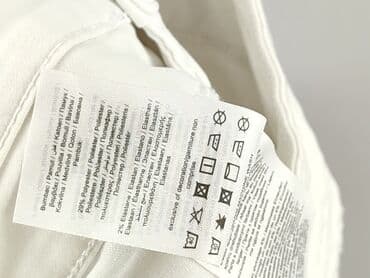 białe jeansy z wysokim stanem: Jeansy damskie, rozmiar S — 5