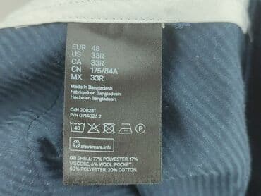 spodnie c a męskie: H&M, Spodnie dla mężczyzn, rozmiar 4XL — 7