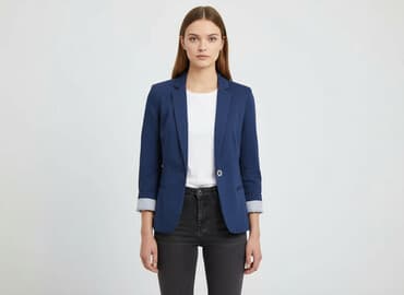 koszulka pod marynarkę damska: Marynarka damska, rozmiar S — 6