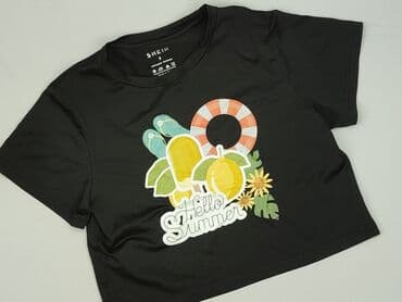 koszulka z wlasnym nadrukiem pilkarska: Shein, T-shirt damski, S — 1