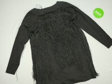 czarne bluzki z fredzlami: Bluzka damska, rozmiar M — 4