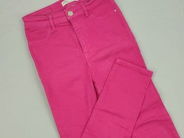 woskowane legginsy z wysokim stanem zara: Stradivarius, Jeansy damskie, S — 1