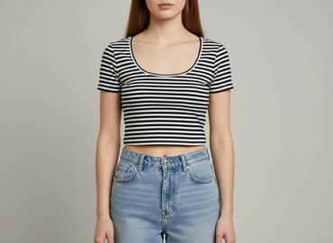 koszula wiya w paski: Top damski, rozmiar S — 5