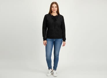 czarna bluza 134: Bluza damska
, rozmiar S — 5