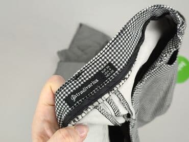 stradivarius dżinsy z wysokim stanem: Stradivarius, Spodnie materiałowe damskie, S — 4