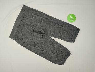 szare dresy h: H&M Sport, Spodnie 3/4 damskie, rozmiar M — 3