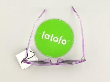 złote dodatki do zielonej sukienki: Glasses, Sunglasses, Cat eyes design, condition - Perfect — 4