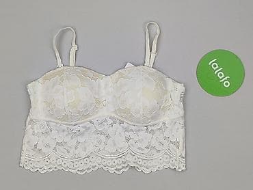 biustonosze 75 d: Koronkowy top/bustier LISSIMO – damski - Kolor: śmietankowa biel — 2