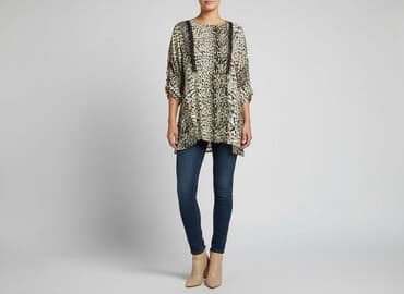 bluzka z reniferem dla dziewczynki: River Island, Bluzka damska, rozmiar M — 7