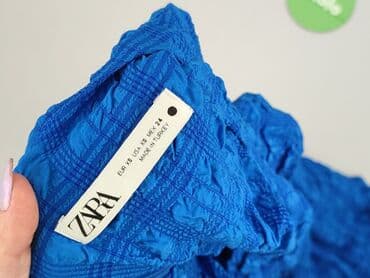 niebieska satynowa sukienka zara: Zara, Sukienka damska, rozmiar XS — 4