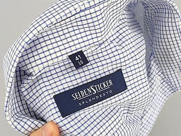 tab collar: Seidensticker, Shirt for men, size L — 4