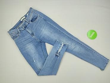 spodnie hellokity: Kiss Pink, Jeansy damskie, rozmiar 2XL — 2