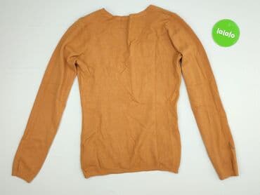 sweter z dekoltem v: Sweter damski, rozmiar One size — 3