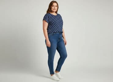 t shirty kropki: T-shirt damski, rozmiar 4XL — 1