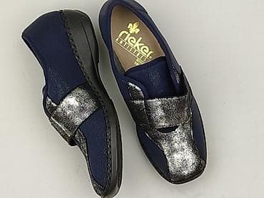 buciki: Damskie półbuty Rieker Antistress - Model: wsuwane półbuty z paskiem — 1