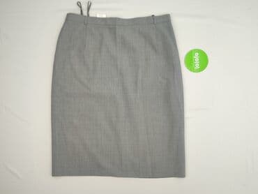 plisowane spódnice szara: Spódnica damska, rozmiar 4XL — 2