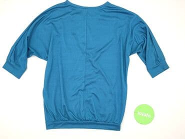 niebieskie sukienki plus size: Women's blouse, size S (EU 36) — 3