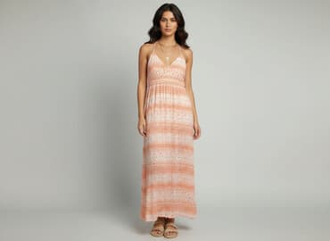 sukienki pomarańczowa na wesele: Sukienka damska, rozmiar L — 7