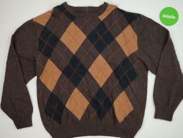 sweter w paski h: Women`s sweater, size 7XL (EU 54) — 2