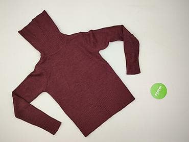 bordowy: Golf damski, rozmiar S — 3