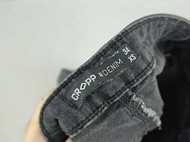 kurtka jeansowa patchwork: Cropp, Jeansy damskie, rozmiar XS — 4