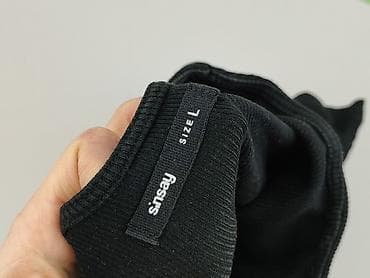 czarny tshirt: Sinsay, Sukienka damska, rozmiar L — 4