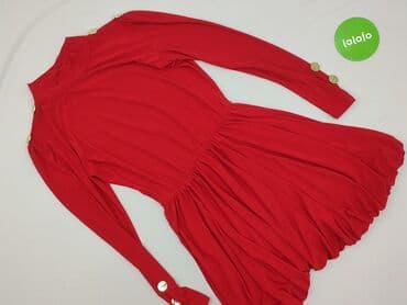 czerwone długie sukienki: Sukienka damska, rozmiar S — 2