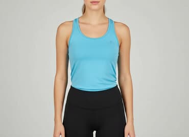 krótkie spodenki domyos: Domyos, Top damski, rozmiar S — 6