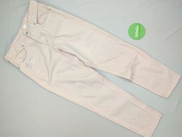 różowe jeansy damskie: H&M, Jeansy damskie, rozmiar L — 2