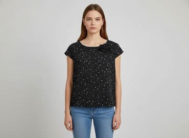 sweter w cętki: Bluzka damska, rozmiar XS — 6