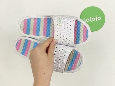 klapki z futerkiem firmowe: Kapcie damskie, rozmiar 37 — 4