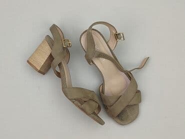 sandały damskie na koturnie lasocki: Sandały damskie, 38 — 1
