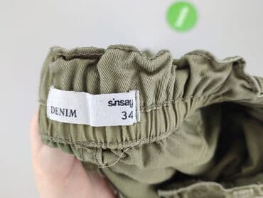 spodnie cargo damskie sinsay: Denim, Spodnie cargo damskie, rozmiar XS — 5