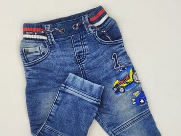 stradivarious stroje kąpielowe: Denim pants, Tu, 12-18 months, condition - Very good — 1