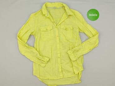 koszulka z długim rękawem w paski: Basic, Koszula damska, rozmiar XS — 2