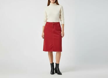 sztruksowa spódnice midi: H&M Divided, Spódnica damska, rozmiar S — 1