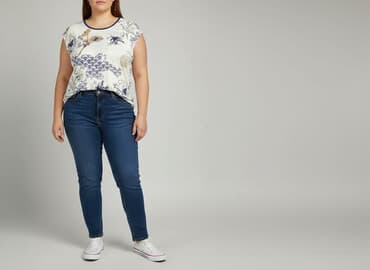 koszulka na ramiączkach jedwabna: T-shirt damski, rozmiar 3XL — 6