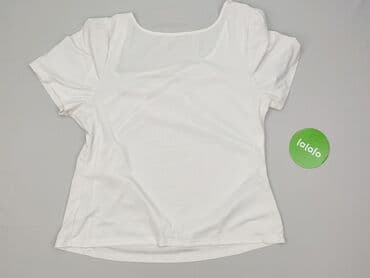 bluzki prążkowane białe: Bluzka damska, rozmiar XL — 3