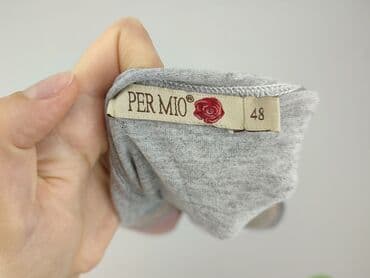 bluzki bawełniane dekolt łódka: T-shirt damski, rozmiar XL — 4