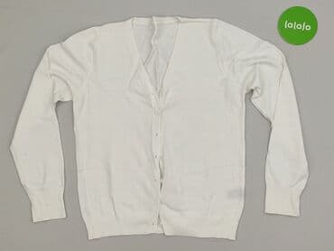 biała kamizelka damska zara: Emery Rose, Kardigan damski, rozmiar L — 2