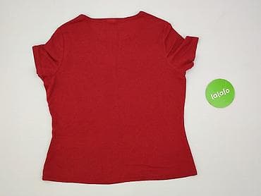czerwona bluzki plus size: Bluzka damska, rozmiar XL — 3